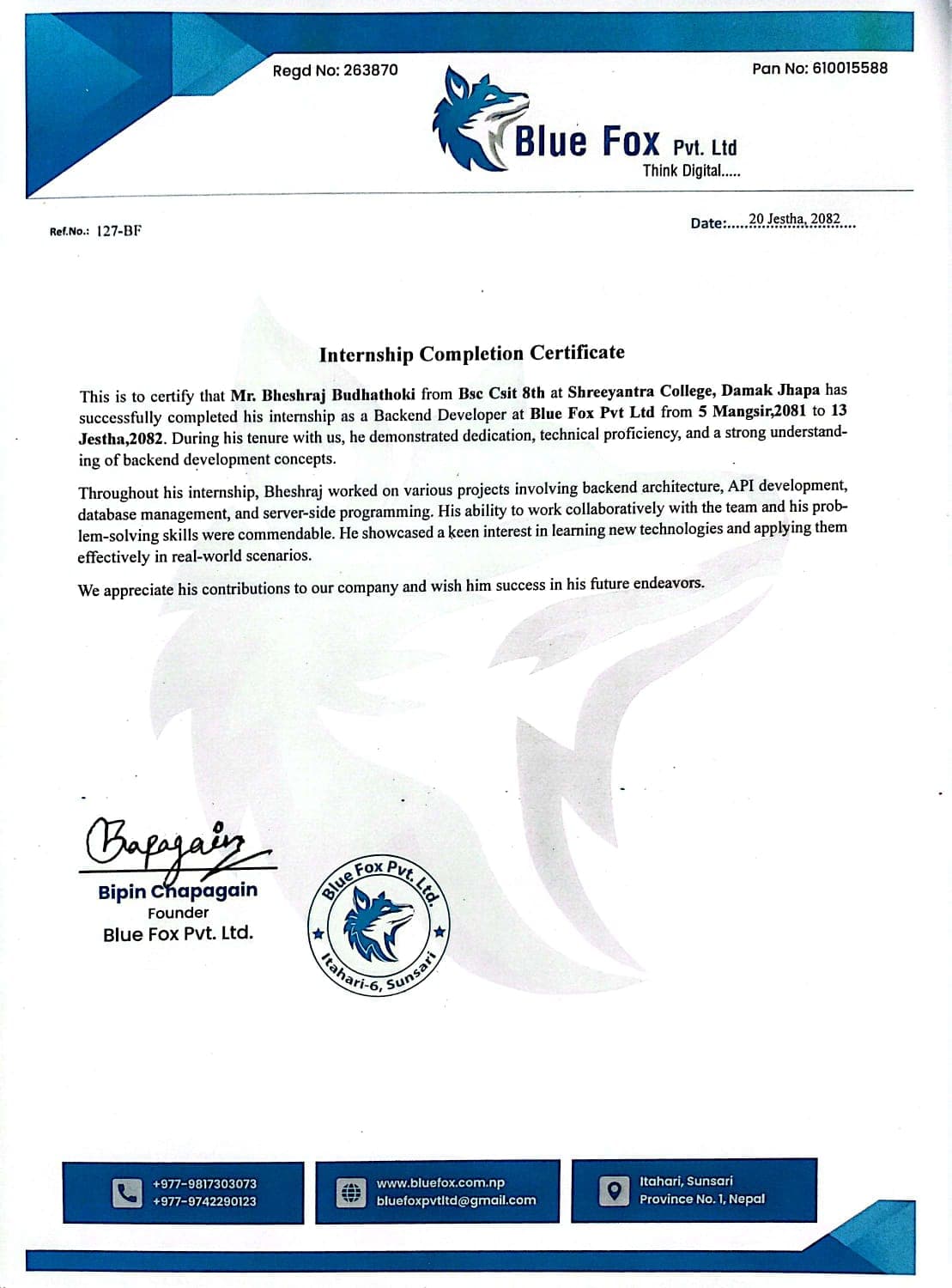 Full Stack Development